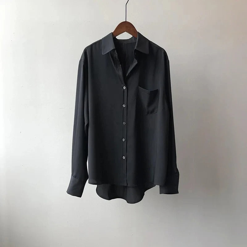 Ellie™ - Élégante blouse en soie