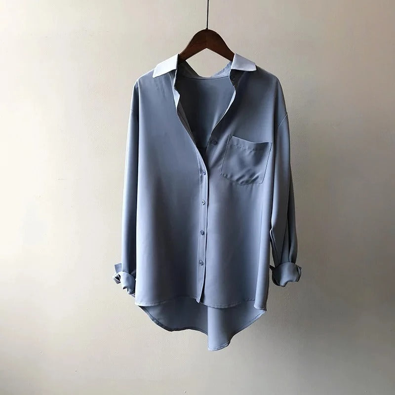 Ellie™ - Élégante blouse en soie
