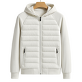UrbanWarm légère veste pour hommes avec capuche – élégante veste matelassée intermédiaire