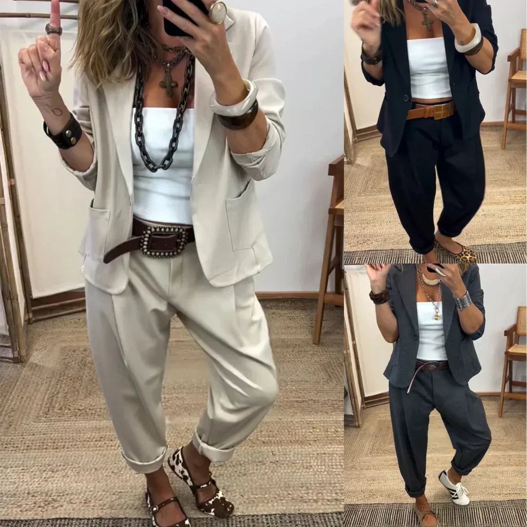 Bianta | Tenue élégante pour femmes avec blazer et pantalon