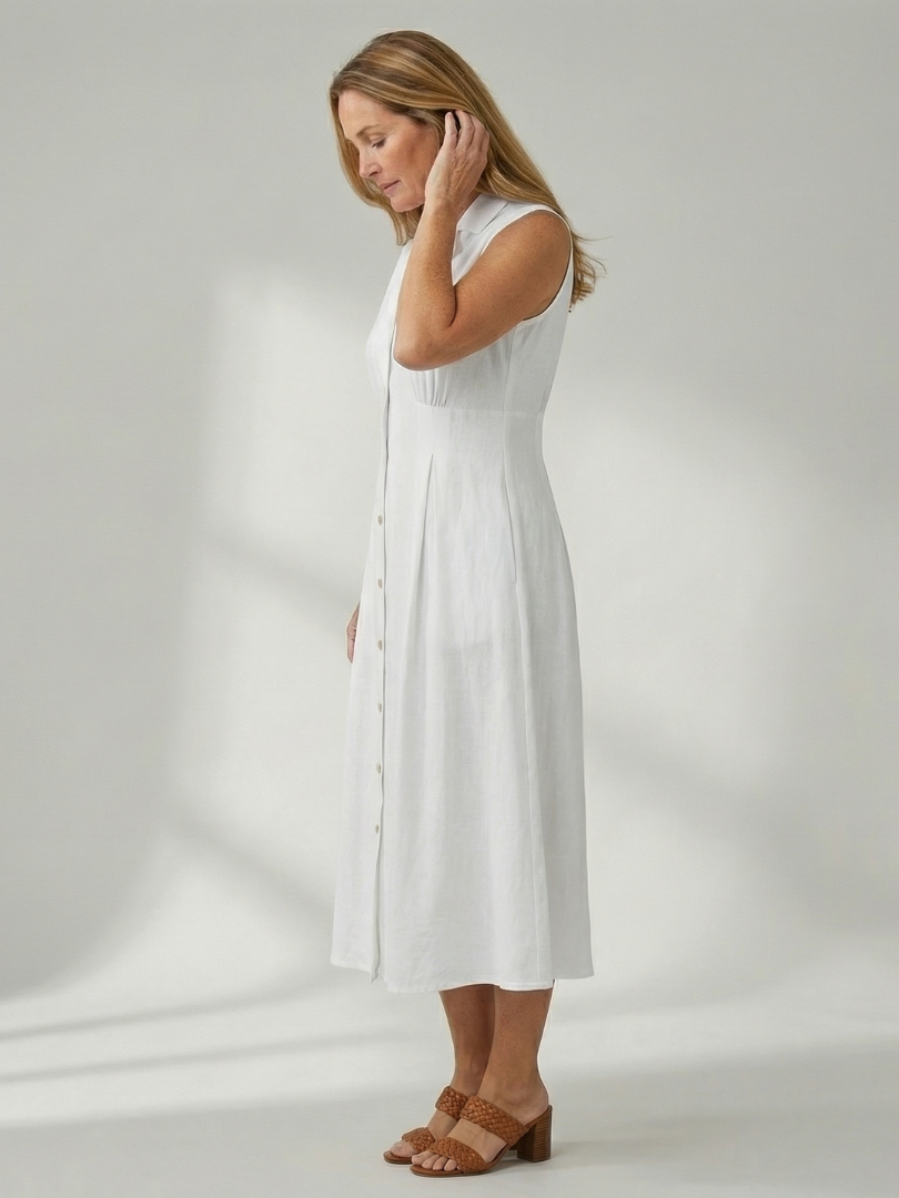 Celyn | Robe Midi à Boutons