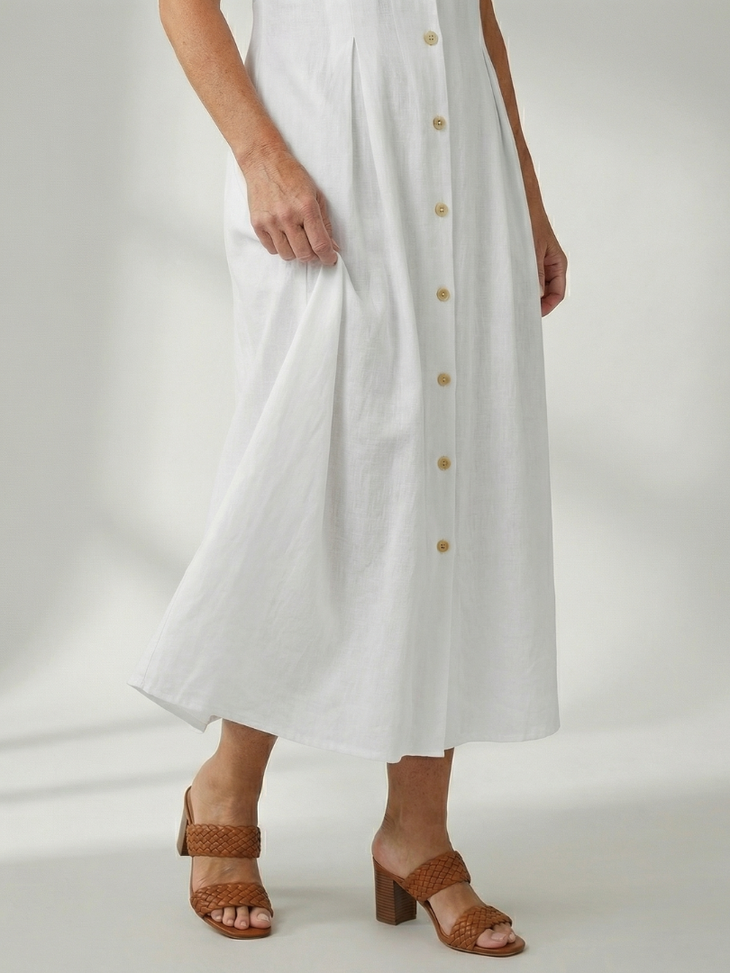 Celyn | Robe Midi à Boutons