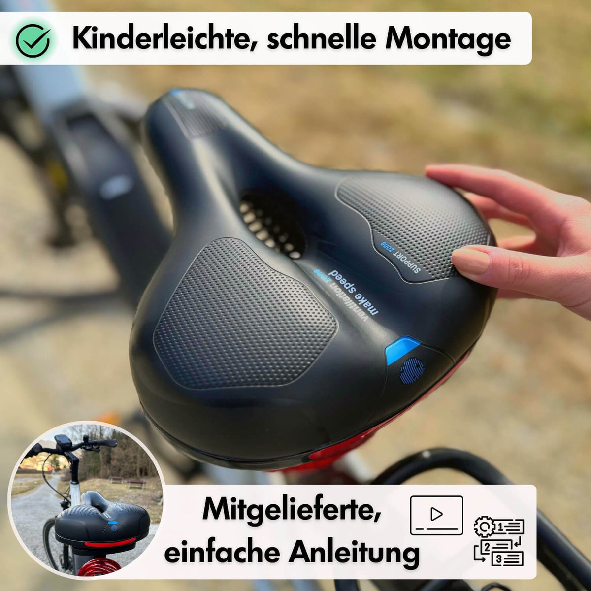 CloudComfort Pro – Enfin du vélo sans douleur