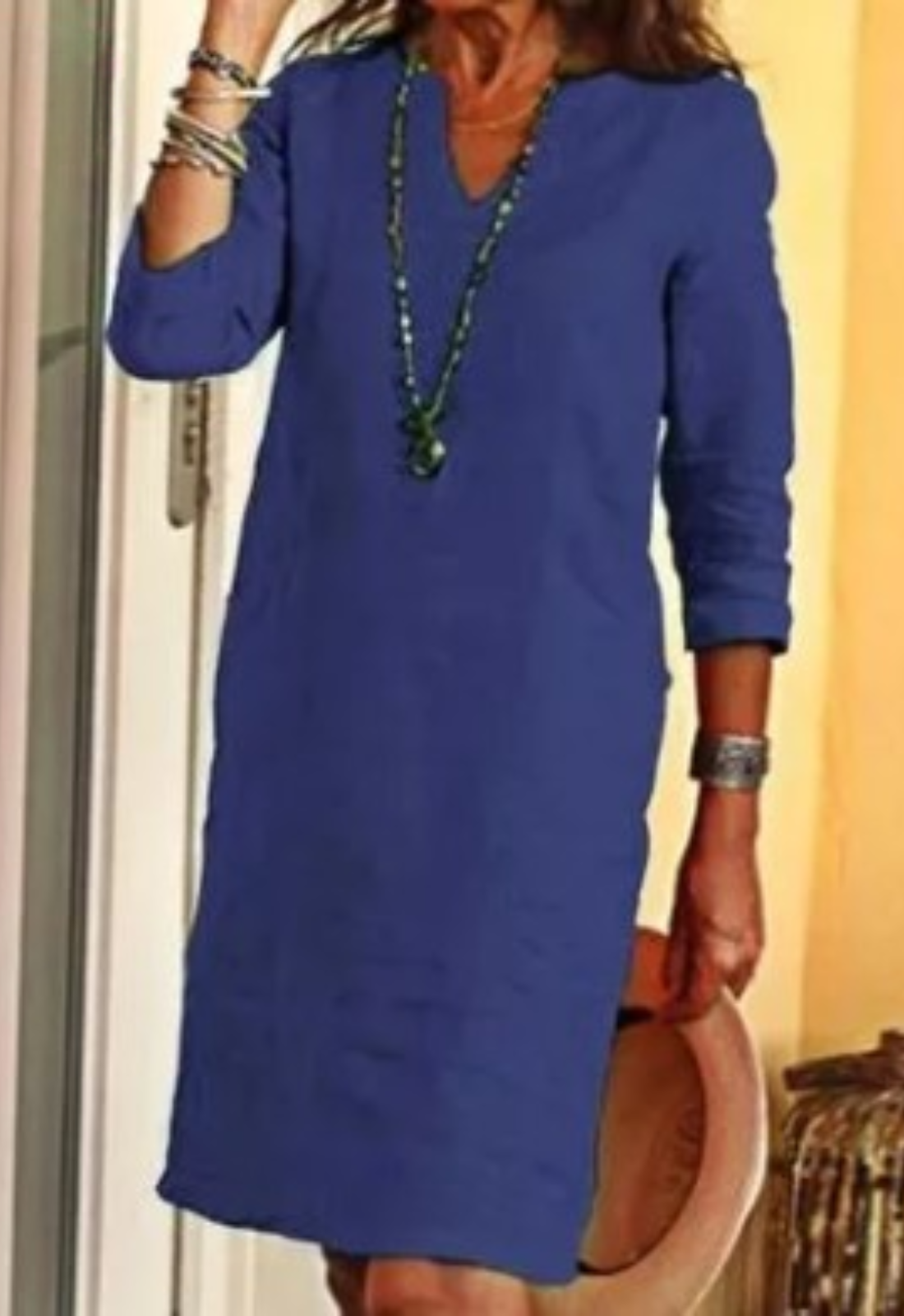Elvy™ - Robe élégante à décolleté en V