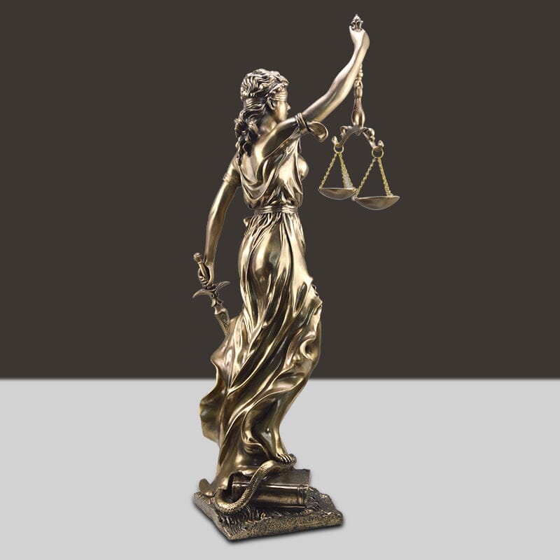 Statue décorative de la Déesse de la Justice