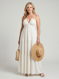 Dextra | Robe Midi à Bretelles et Jupe Étagée