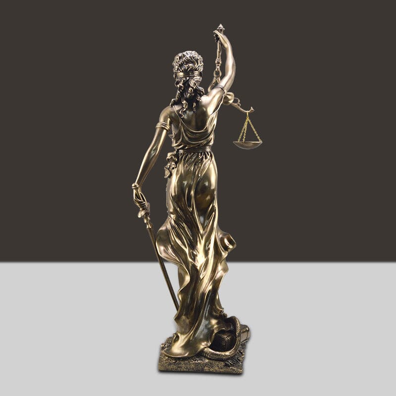 Statue décorative de la Déesse de la Justice