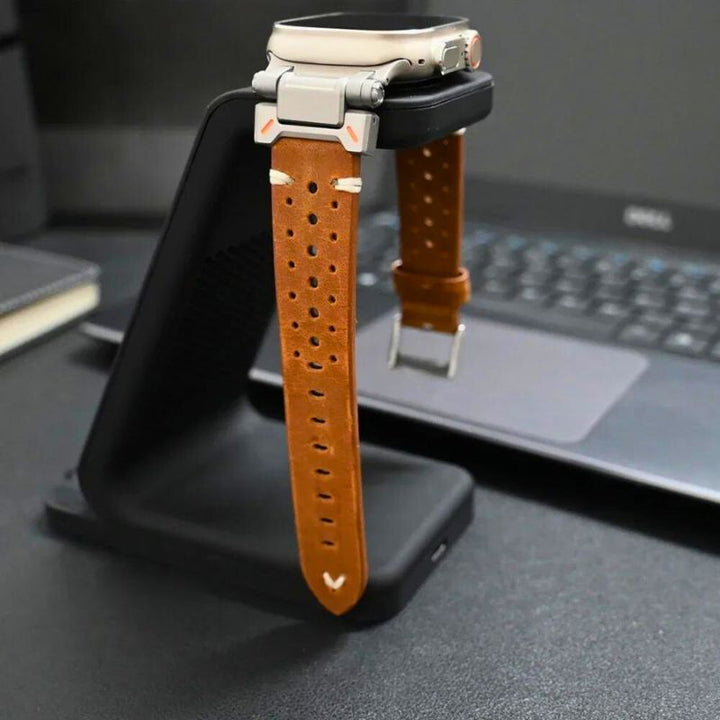 Bracelet Apple Watch en Cuir Véritable – Bracelet Élégant et Durable pour Votre Apple Watch