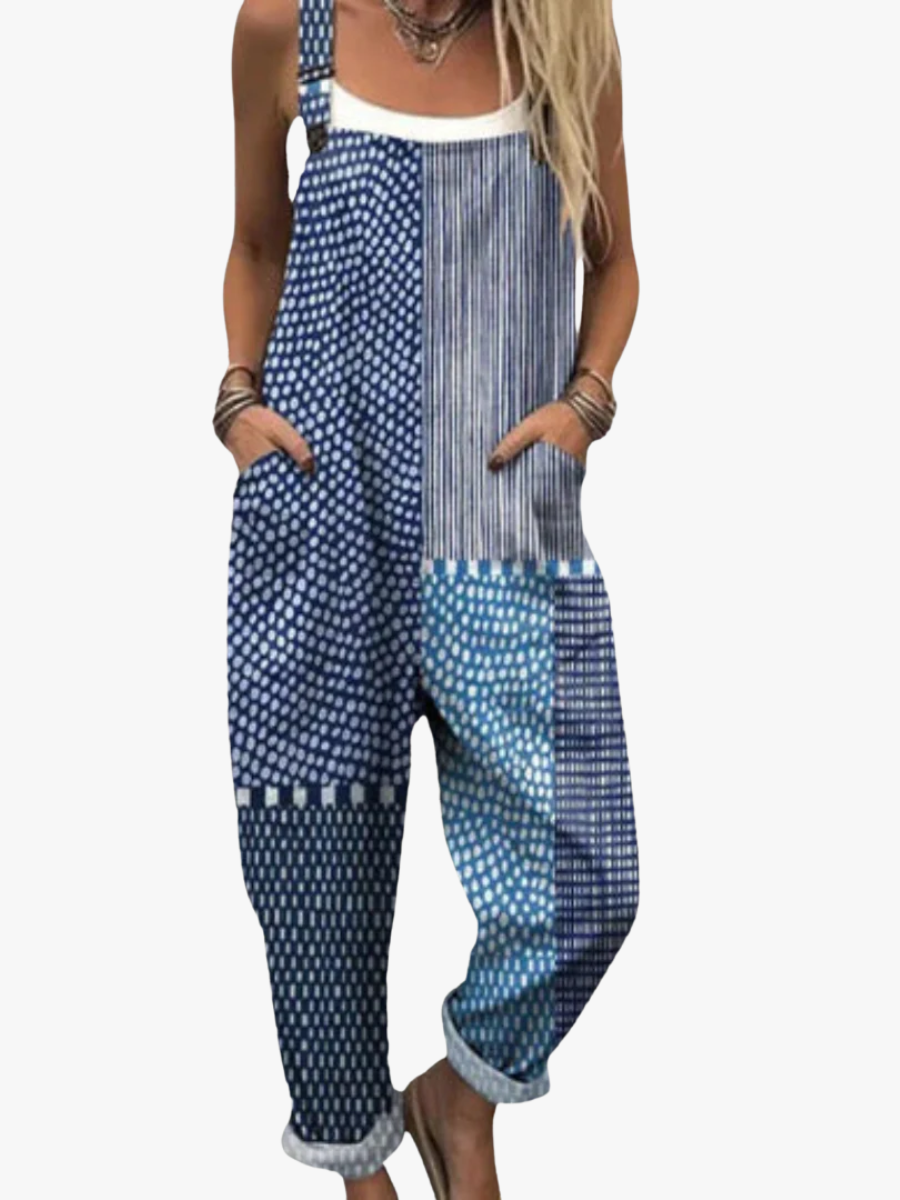 MOREAU LYON | SALOPETTE MOTIFS PATCHWORK POUR FEMMES