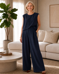 Noelisse | Ensemble haut sans manches et pantalon large