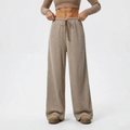 Pantalon Femme Large Confort Taille Élastique Style Lounge