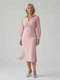 Eloria | Robe Midi Front Calme