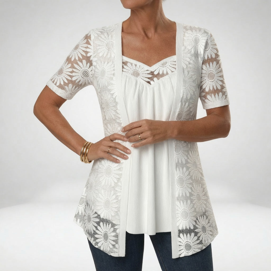 MOREAU LYON | BLOUSE À DENTELLE POUR FEMMES