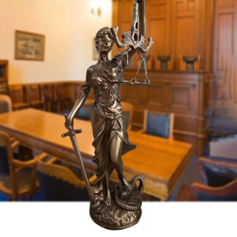 Statue décorative de la Déesse de la Justice