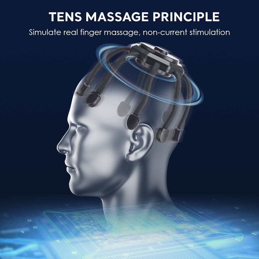 LuxAura Ultra Appareil de Massage Cuir Chevelu | Massage relaxant pour un soulagement et un bien-être ultimes
