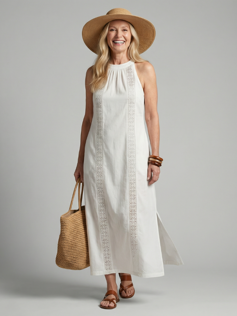 Nerina | Robe Midi Forme Simple