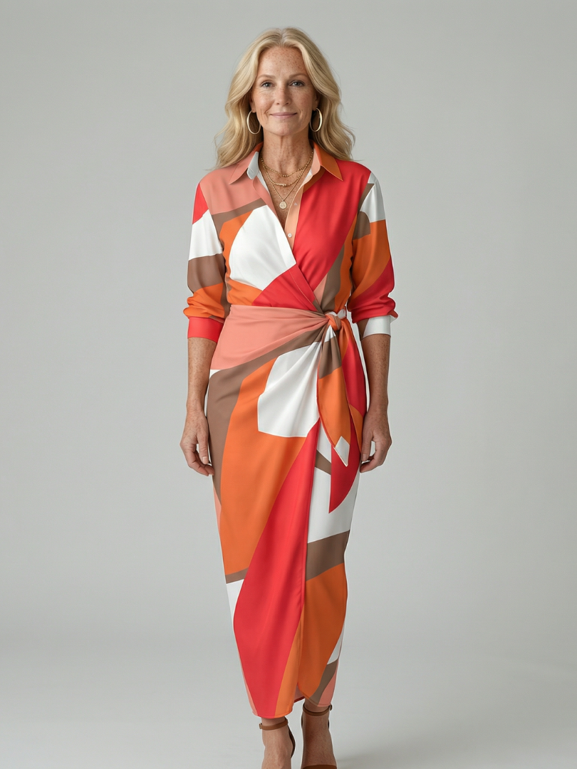 Islen | Robe Midi Forme Lisse