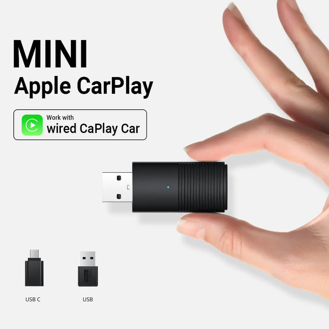 Apple/Android Carplay | Découvrez Carplay sans fil dans votre voiture | Connexion directe avec BT