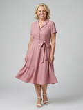 Eiran | Robe Midi Fluidité Douce