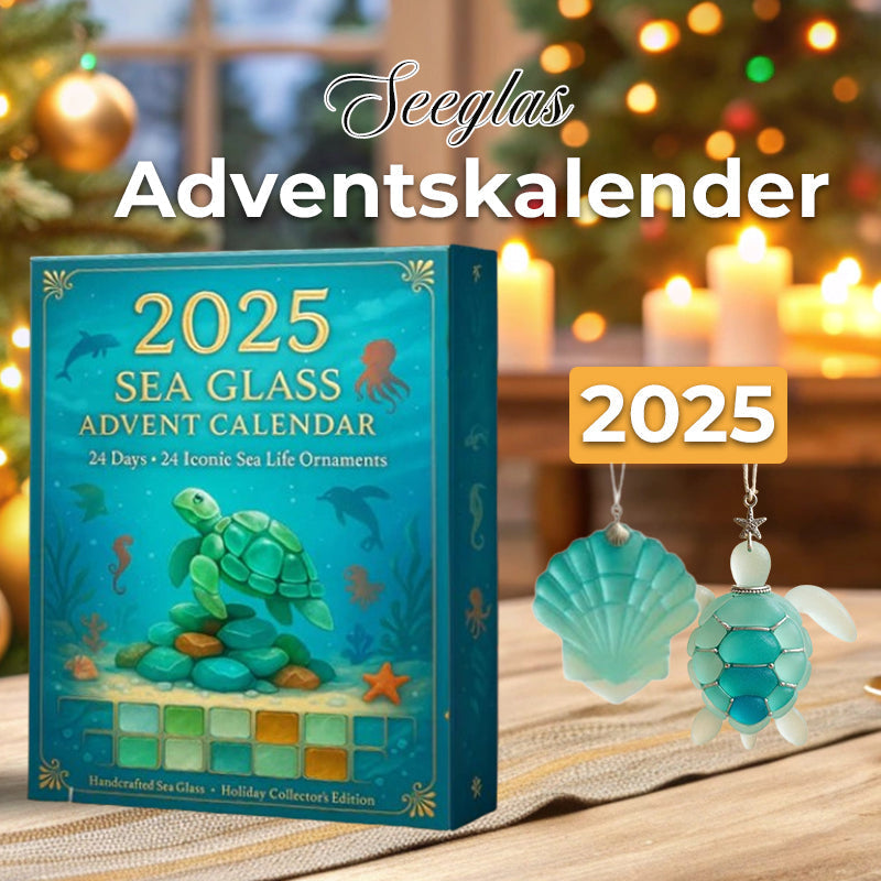 Calendrier de l'Avent ShellSpark 2025 | Découvrez des surprises quotidiennes avec des trésors d'art en verre marin respectueux de l'environnement !