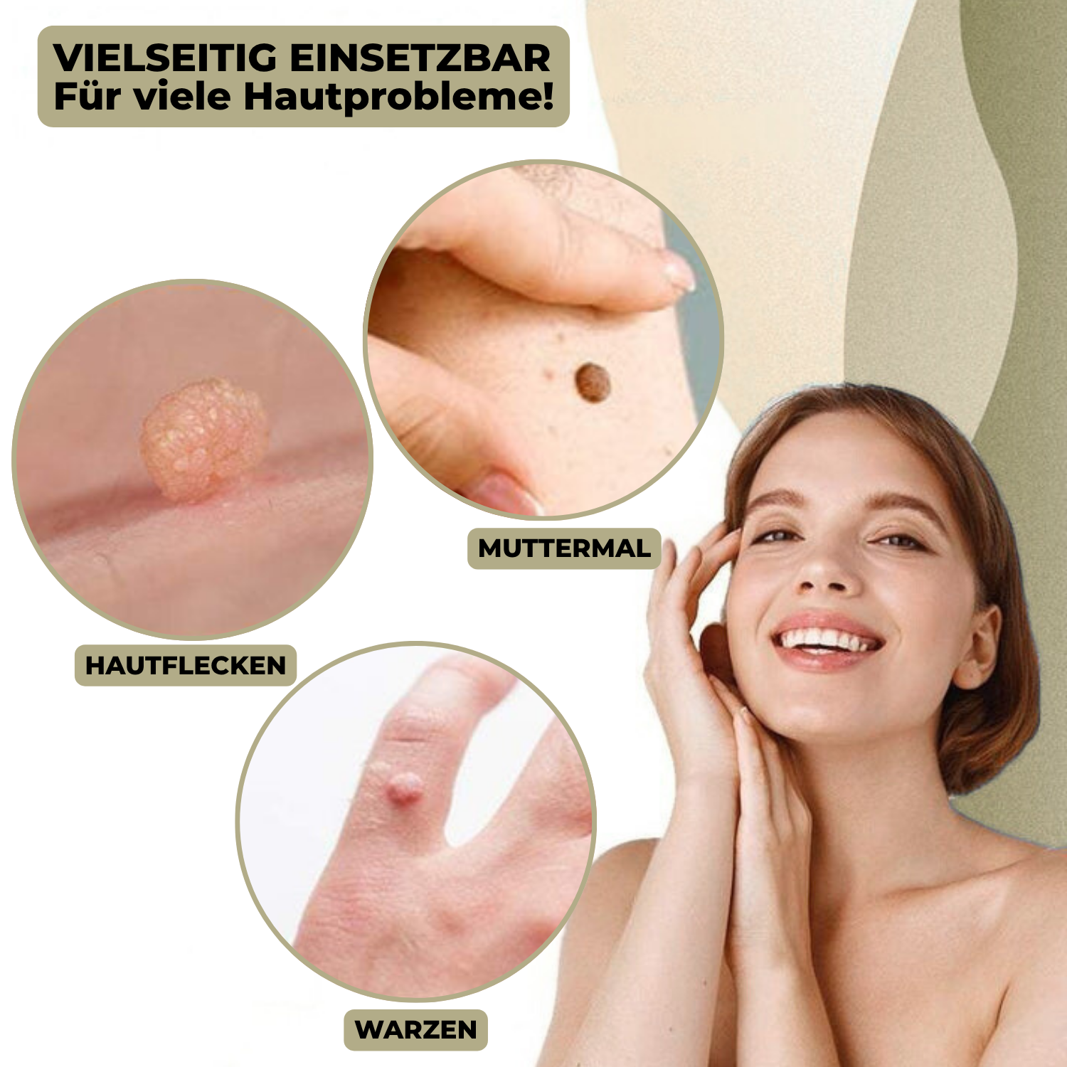 DermaLinx Enlève Verrues | Élimination Indolore des Verrues et Nés | Pour la Maison | Sans Chirurgie