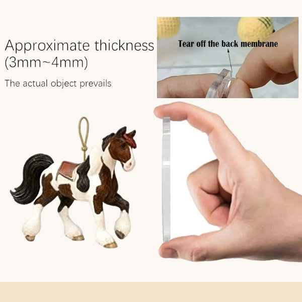 Calendrier de l'Avent Équestre Magique 2025 – 24 Figurines Peintes à la Main pour les Amateurs de Chevaux