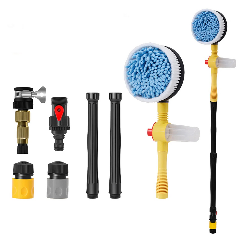 SpinClean Pro 360 | brosse de voiture rotative avec poils en microfibre de première qualité