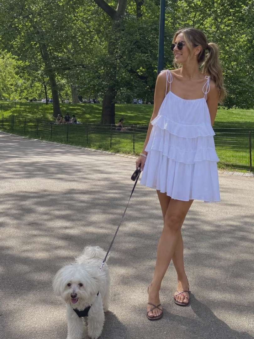 Sowan | Robe Mini à Volants et Coupe Décontractée