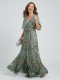 Selora | Robe Maxi à Fleurs avec Col Halter