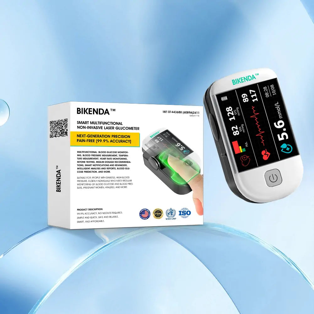 VitalCheck Pulsoximètre – Compteur compact d'oxygène et de fréquence cardiaque avec écran OLED
