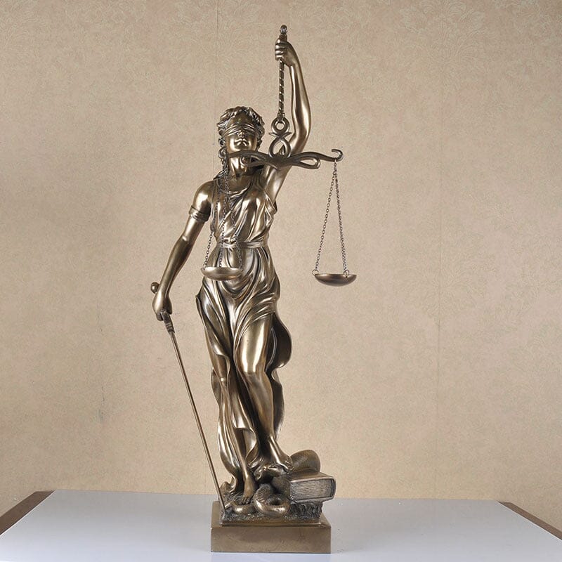 Statue décorative de la Déesse de la Justice
