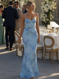 Danica | Robe Maxi à Corset avec Bretelles Spaghetti