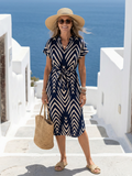 Ora | Robe Midi Imprimée Airy Fit
