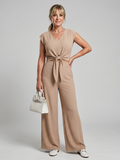 Leonora | Ensemble Top Court à Encolure en V et Pantalons Amples