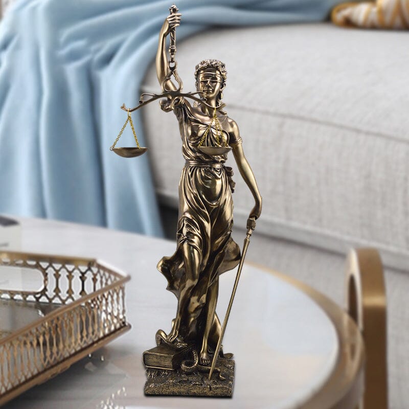 Statue décorative de la Déesse de la Justice
