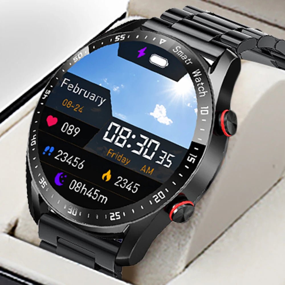 Montre Connectée Bluetooth | Suivi de Fréquence Cardiaque & SpO₂