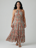 Aven | Robe Maxi Drapeau Calme