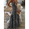 robe maxi d'été imprimée - Aiah