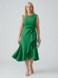 Voren | Robe Midi Drapée Simple