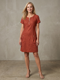 Zulimar | Robe longueur genou avec détail de poche et col zippé