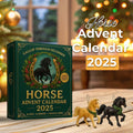 Calendrier de l'Avent Équestre Magique 2025 – 24 Figurines Peintes à la Main pour les Amateurs de Chevaux
