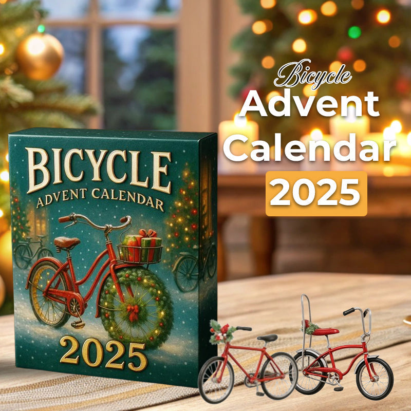 Calendrier de l'Avent Fête à Vélo Rétro 2025 – 24 Miniatures pleines de Joie de Noël