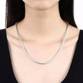 Echoarchiv | 925 3Mm Argent Sterling Chaîne Serpent