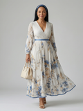 Rielle | Robe Midi Drapée à Pli