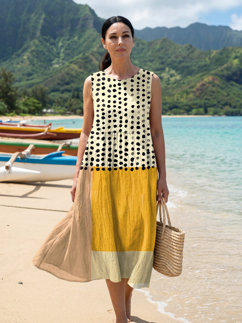 Hugo | Robe Midi à Pois