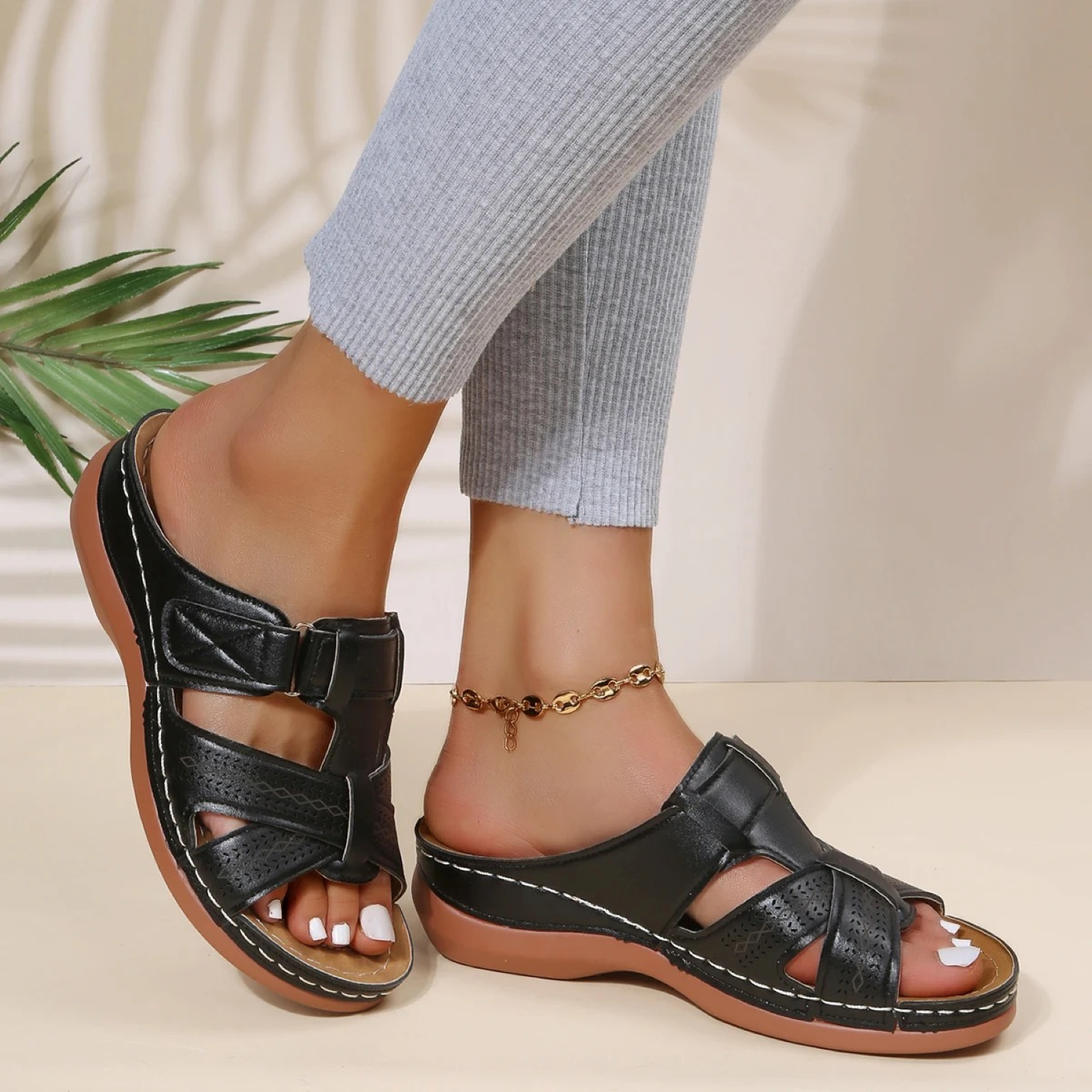 Sandales pour femmes à bout ouvert