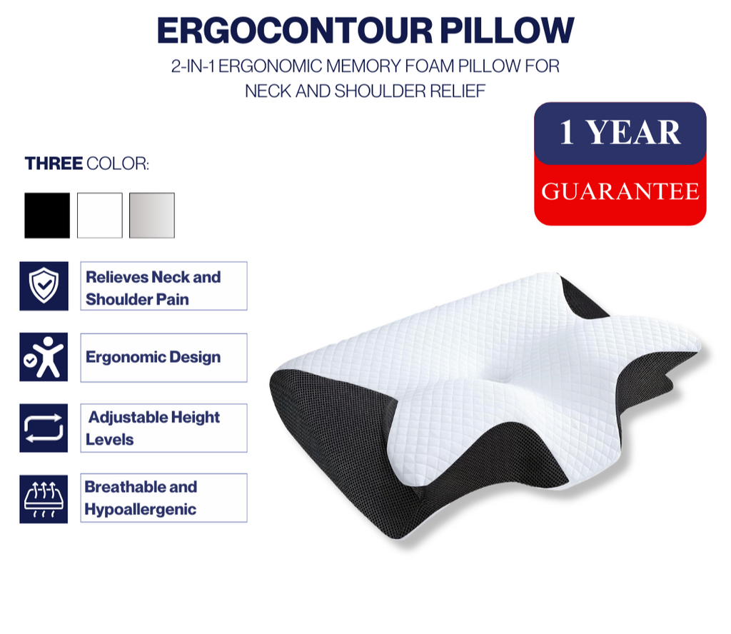 SleepEase | Coussin Orthopédique ErgoContour
