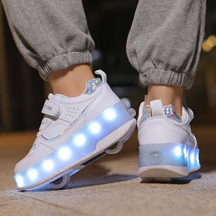 FlashRider – Sneakers à roulettes lumineuses pour enfants