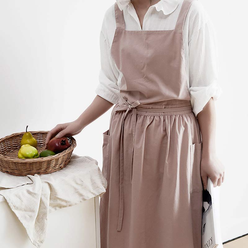 Tablier en coton imperméable avec poches pratiques – ChefMate
