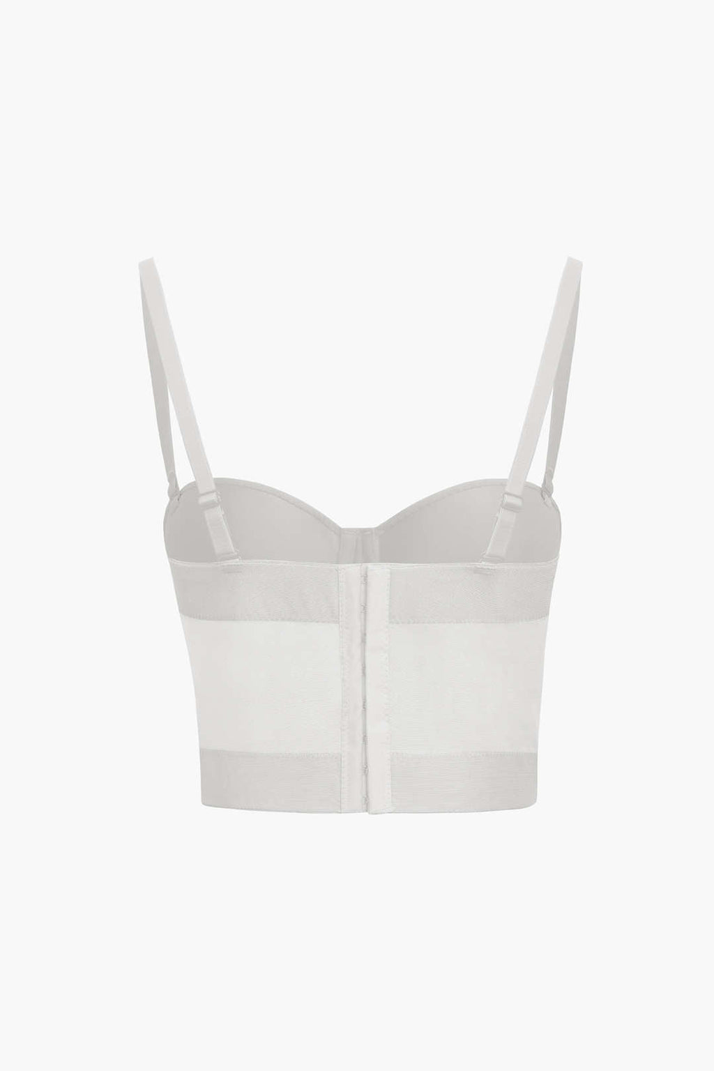 Top bustier en maille avec armatures